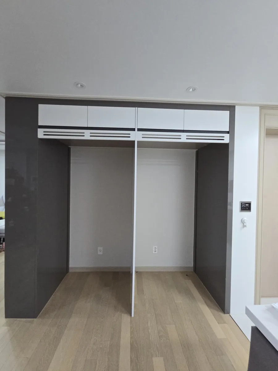 냉장고장 제작 치수 맞춤 설계 작업